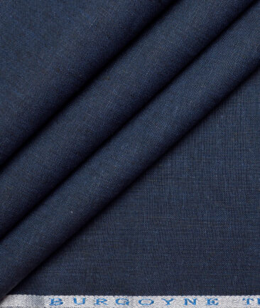 Burgoyne 25 LEA Structured 100% Linen Suiting Fabric (Dark Royal Blue)