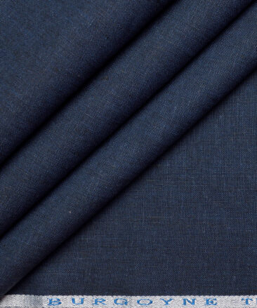 Burgoyne 25 LEA Structured 100% Linen Suiting Fabric (Dark Royal Blue)