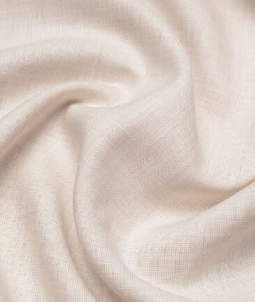 Burgoyne 25 LEA Structured 100% Linen Suiting Fabric (Light Beige)