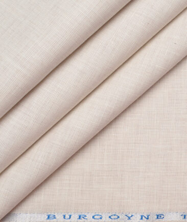 Burgoyne 25 LEA Structured 100% Linen Suiting Fabric (Light Beige)