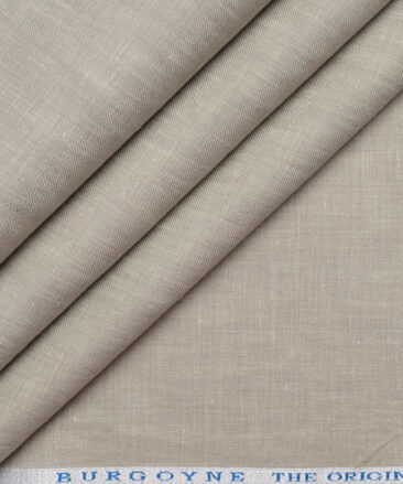 Burgoyne 44 LEA Solids 100% Linen Suiting Fabric (Brownish Grey)
