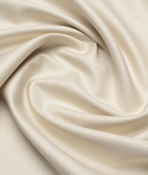 J.Hampstead  Giza Cotton Structured Shirting Fabric (Beige)