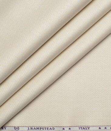 J.Hampstead  Giza Cotton Structured Shirting Fabric (Beige)