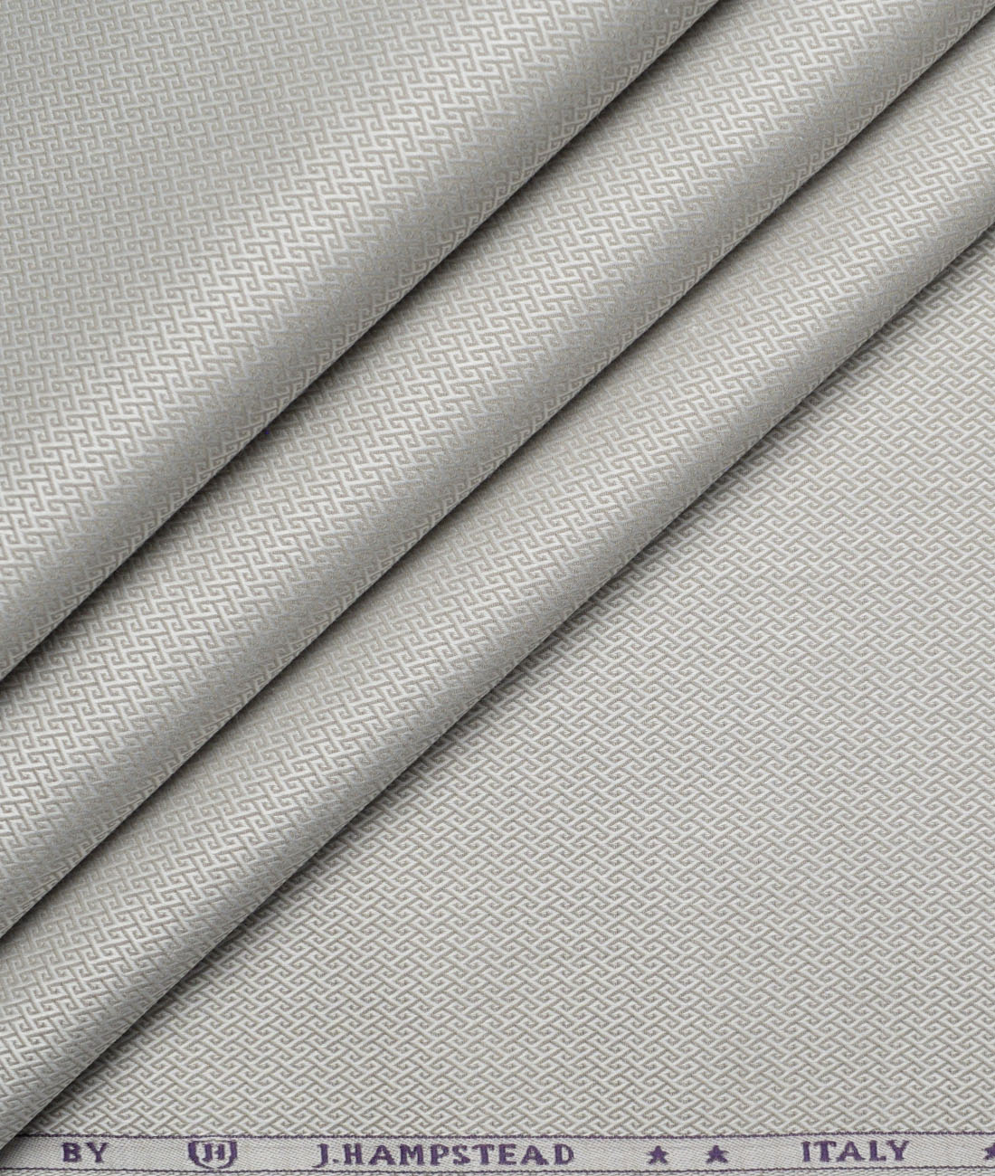 J.Hampstead Giza Cotton Structured Shirting Fabric (Light Grey) J.Hampstead Giza Cotton Structured Shirting Fabric (Light Grey)