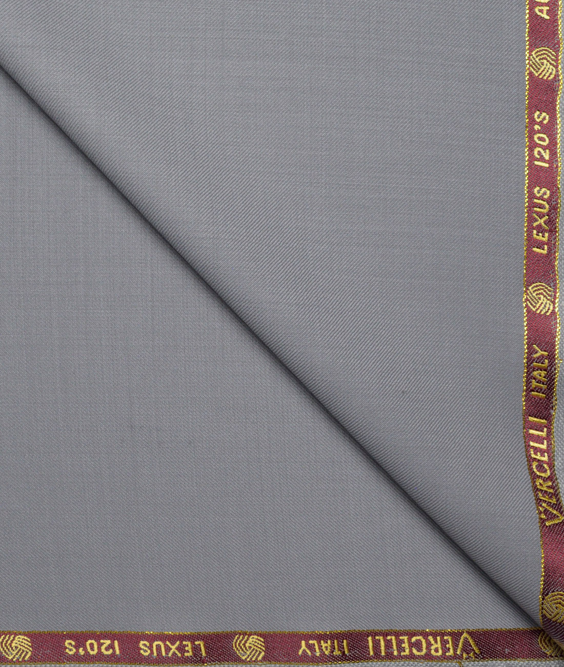 Vercelli Italy Super 120's Solids 50% Merino Wool Suiting Fabric (Light Cement Grey) Vercelli Italy Super 120's Solids 50% Merino Wool Suiting Fabric (Light Cement Grey)