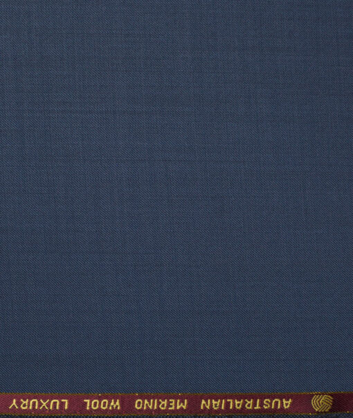 Vercelli Italy Super 120's Solids 50% Merino Wool Suiting Fabric (Dusk Blue)