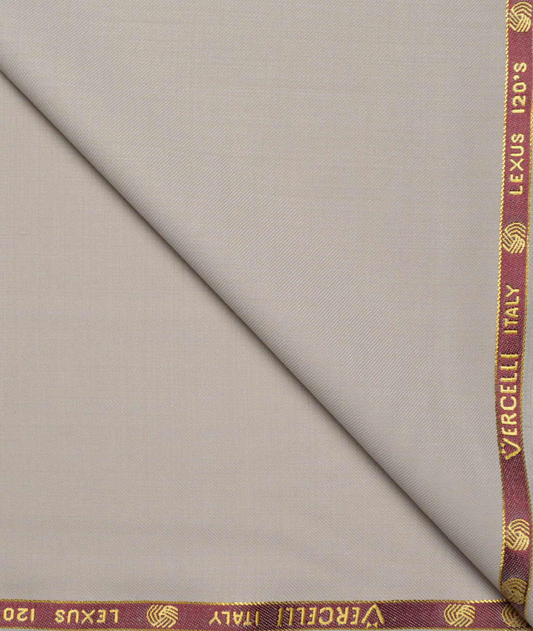 Vercelli Italy Super 120's Solids 50% Merino Wool Suiting Fabric (Greyish Beige) Vercelli Italy Super 120's Solids 50% Merino Wool Suiting Fabric (Greyish Beige)