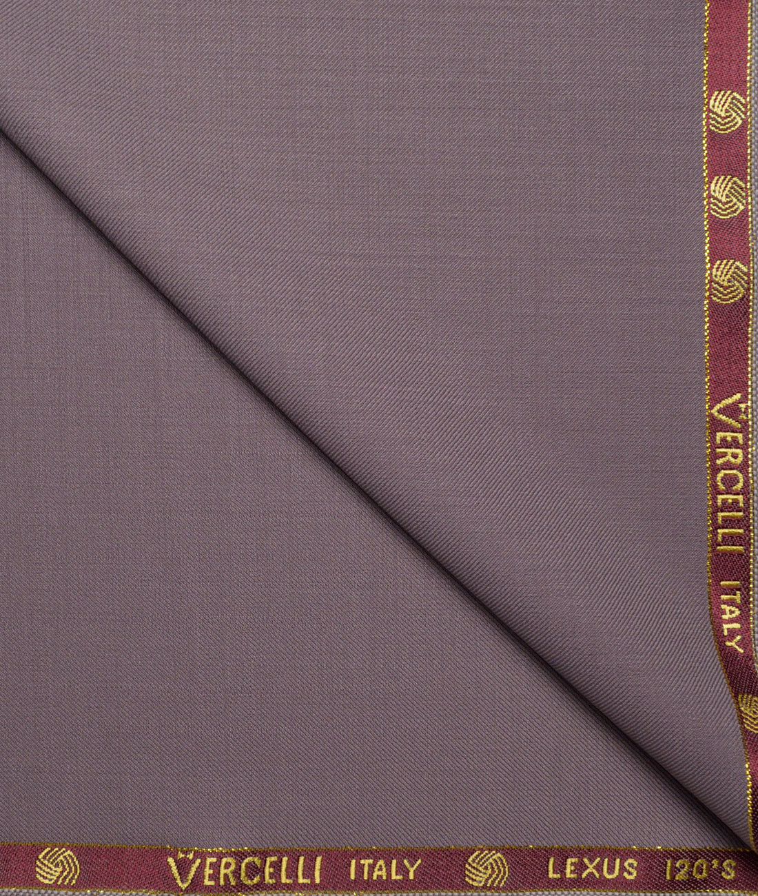 Vercelli Italy Super 120's Solids 50% Merino Wool Suiting Fabric (Venus Purple) Vercelli Italy Super 120's Solids 50% Merino Wool Suiting Fabric (Venus Purple)