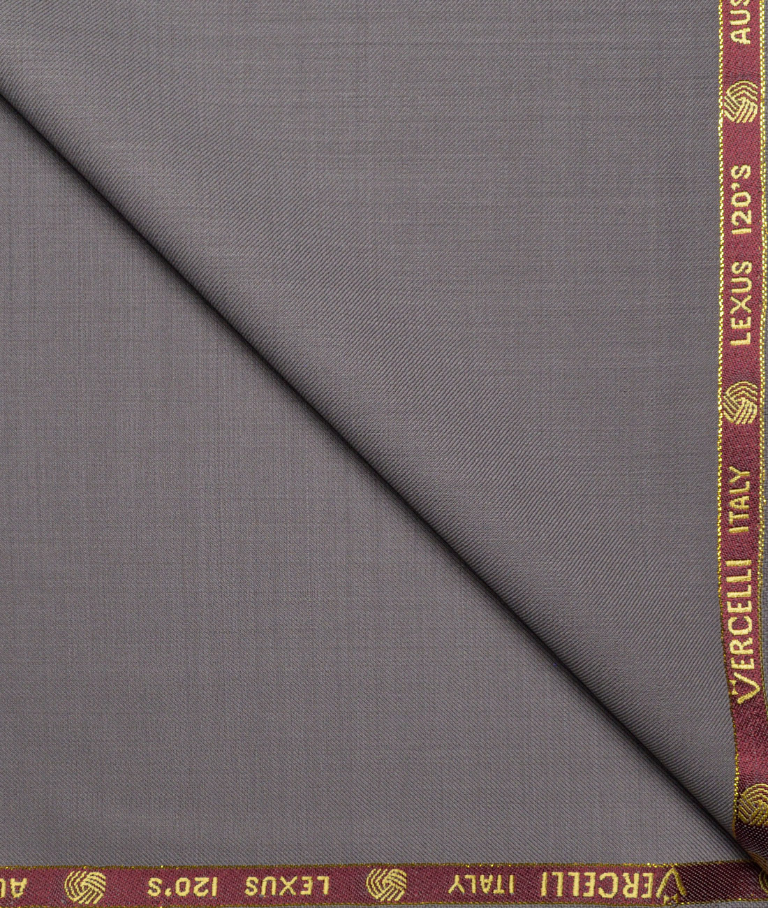 Vercelli Italy Super 120's Solids 50% Merino Wool Suiting Fabric (Warm Purplish Grey) Vercelli Italy Super 120's Solids 50% Merino Wool Suiting Fabric (Warm Purplish Grey)