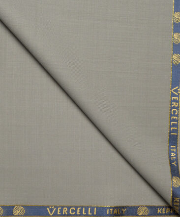Vercelli Italy Super 120's Solids 70% Merino Wool Suiting Fabric (Light Pistachio Green)