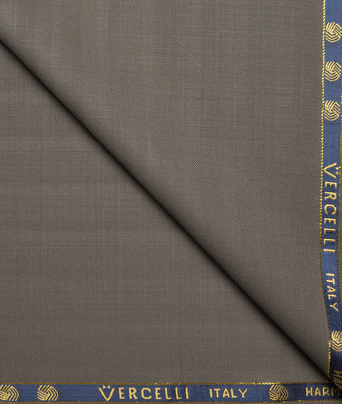 Vercelli Italy Super 130's Striped 70% Merino Wool Suiting Fabric (Greenish Brown) Vercelli Italy Super 130's Striped 70% Merino Wool Suiting Fabric (Greenish Brown)