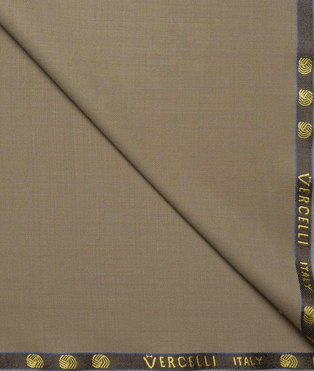 Vercelli Italy Super 150's Solids 70% Merino Wool Suiting Fabric (Khakhi Brown) Vercelli Italy Super 150's Solids 70% Merino Wool Suiting Fabric (Khakhi Brown)