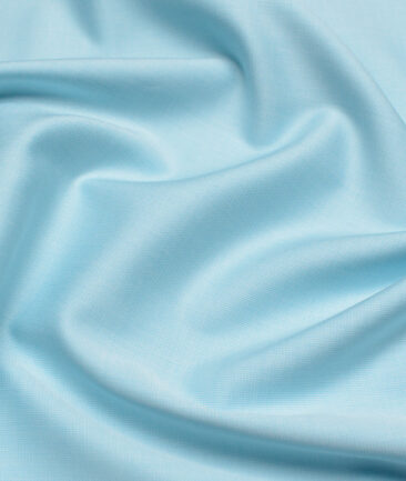 Tresca by Arvind  Superfine Cotton Structured Shirting Fabric (Arctic Blue) - Image 2