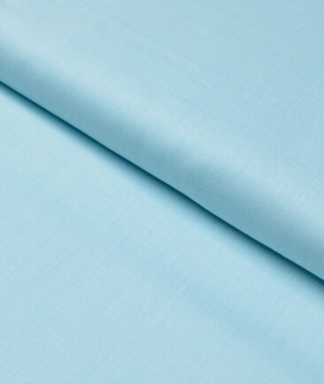 Tresca by Arvind  Superfine Cotton Structured Shirting Fabric (Arctic Blue) - Image 5