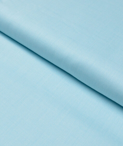 Tresca by Arvind  Superfine Cotton Structured Shirting Fabric (Arctic Blue) - Image 5