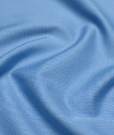 Tresca by Arvind  Superfine Cotton Structured Shirting Fabric (Denim Blue) - Image 2
