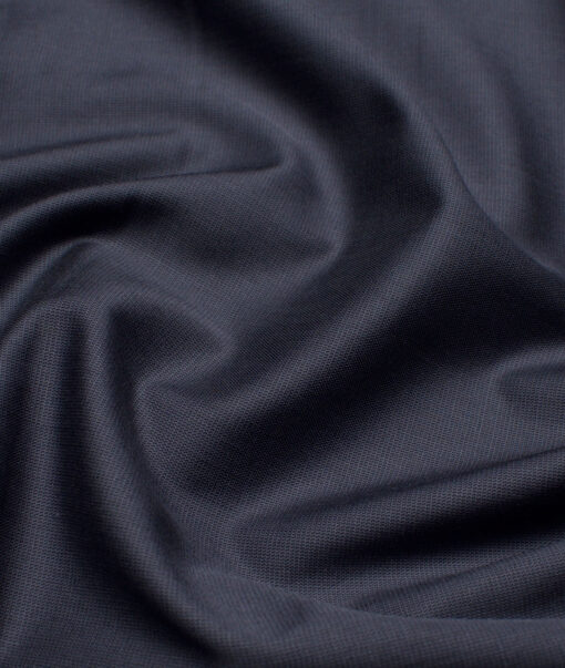 Tresca by Arvind  Giza Cotton Structured Shirting Fabric (Dark Grey) - Image 2