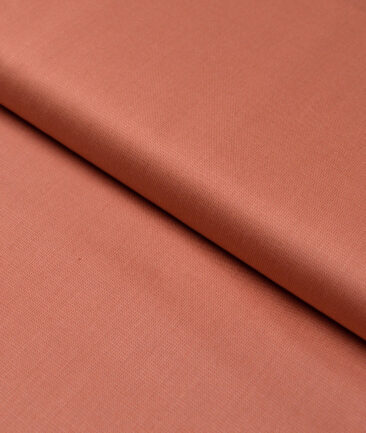Tresca by Arvind  Giza Cotton Structured Shirting Fabric (Dark Peach) - Image 5