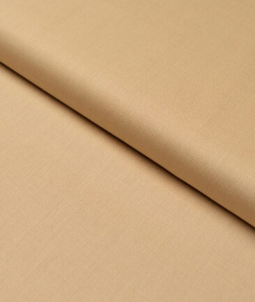 Tresca by Arvind  Superfine Cotton Structured Shirting Fabric (Sand Brown) - Image 5