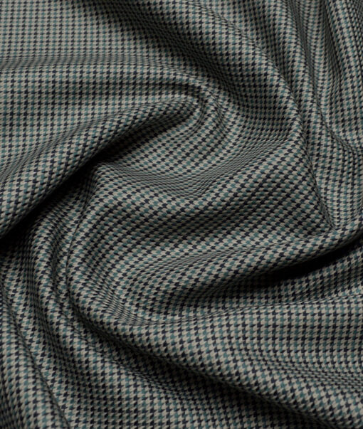 Tessitura Monti  Giza Cotton Self Design Shirting Fabric (Light Olive Green)