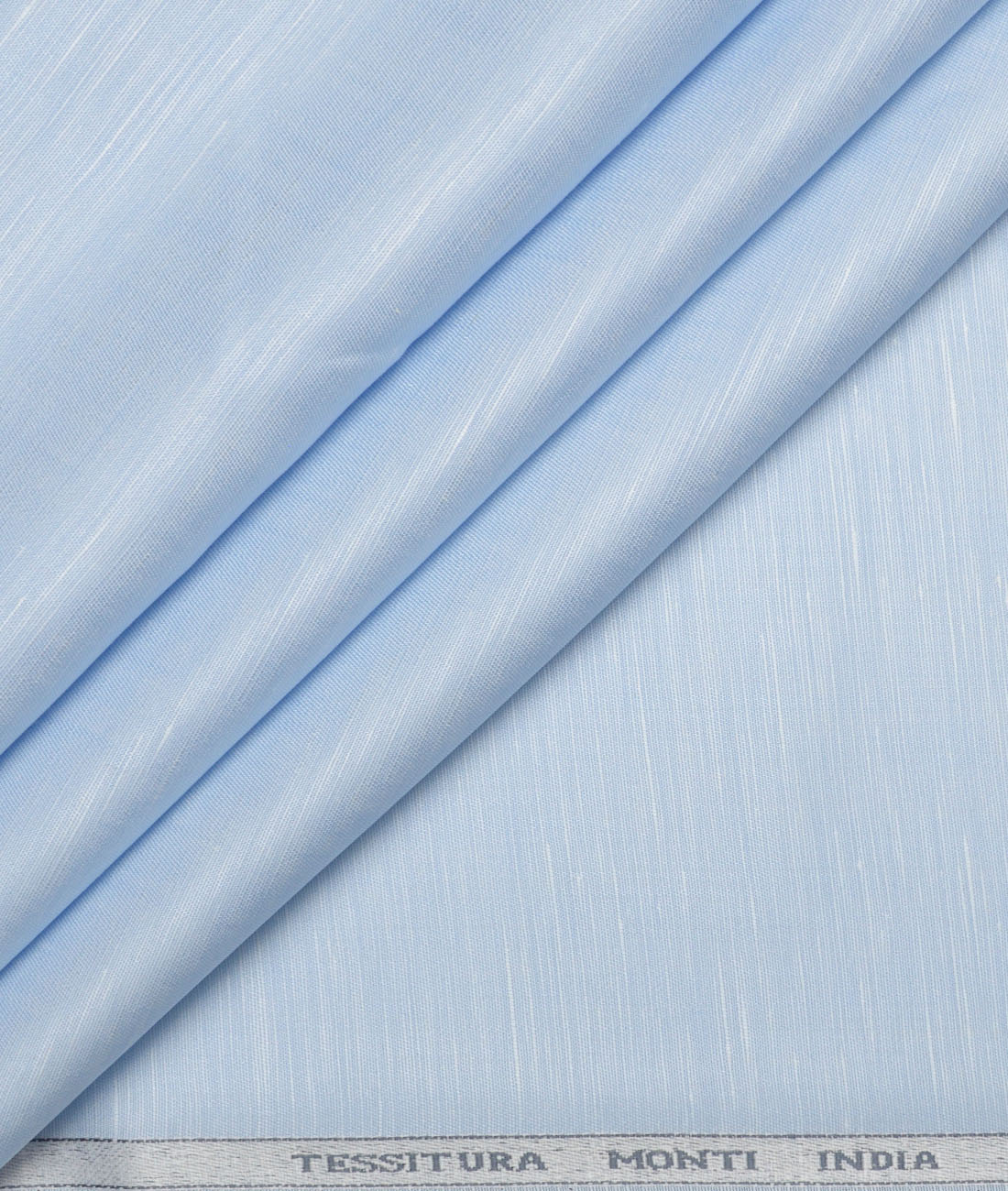 Tessitura Monti Linen Tencel Solids Shirting Fabric (Sky Blue) Tessitura Monti Linen Tencel Solids Shirting Fabric (Sky Blue)
