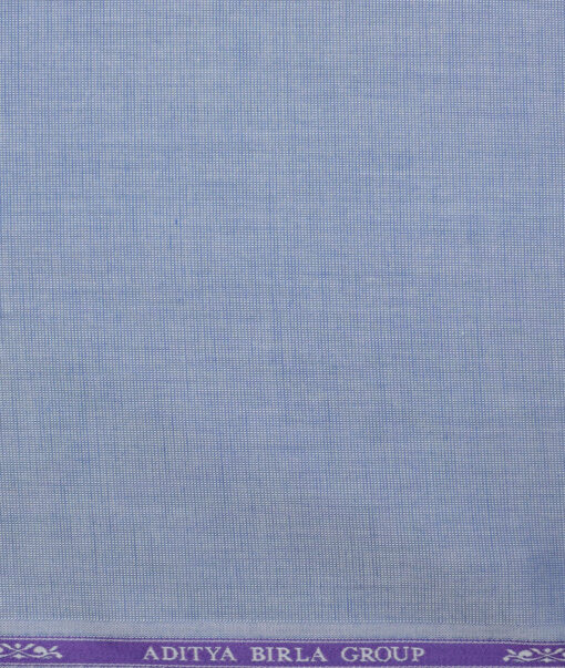 Soktas  Giza Cotton Solids Shirting Fabric (Blue)