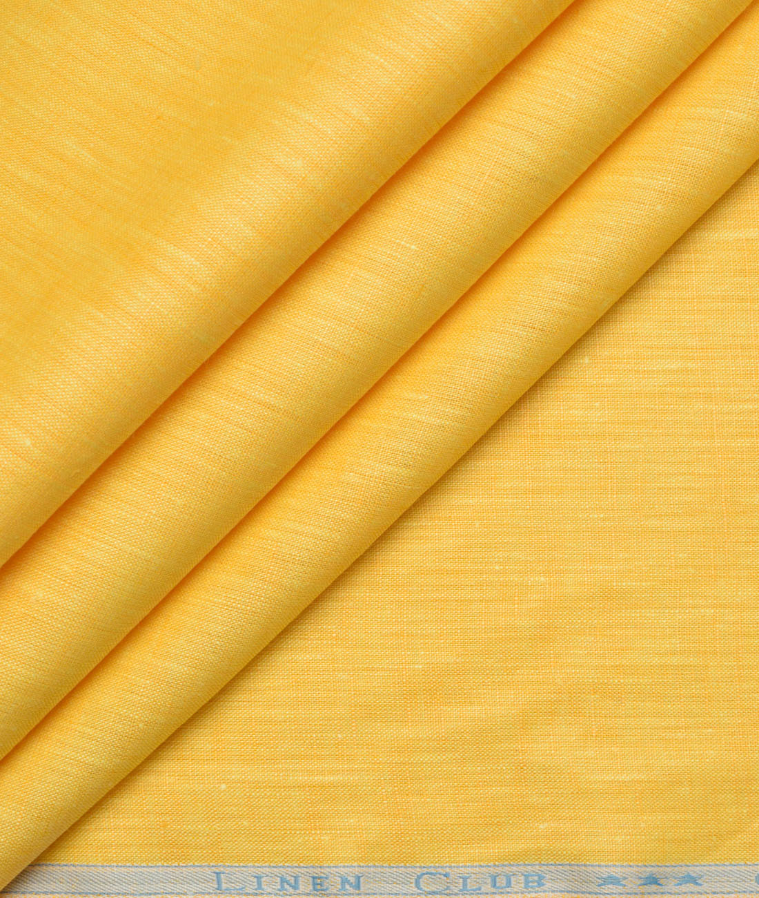 Linen Club 60 LEA European Linen Self Design Shirting Fabric (Yellow) Linen Club 60 LEA European Linen Self Design Shirting Fabric (Yellow)