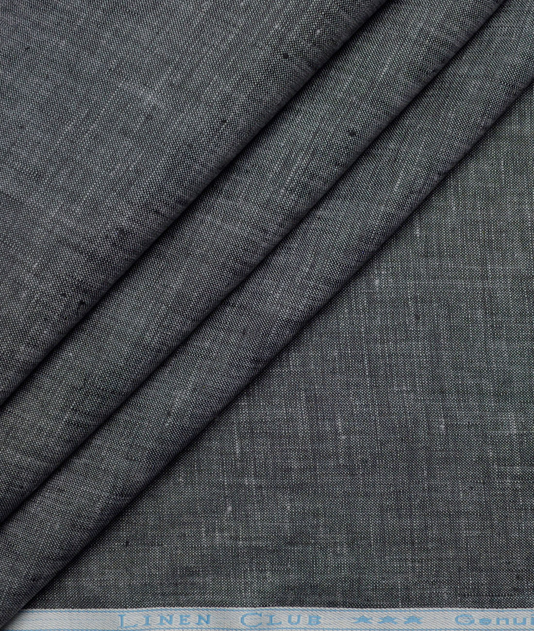Linen Club 60 LEA European Linen Self Design Shirting Fabric (Dark Grey) Linen Club 60 LEA European Linen Self Design Shirting Fabric (Dark Grey)