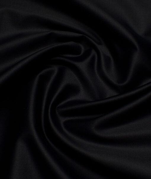 Premier Mills  Giza Cotton Solids Shirting Fabric (Black)