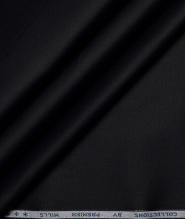 Premier Mills  Giza Cotton Solids Shirting Fabric (Black)