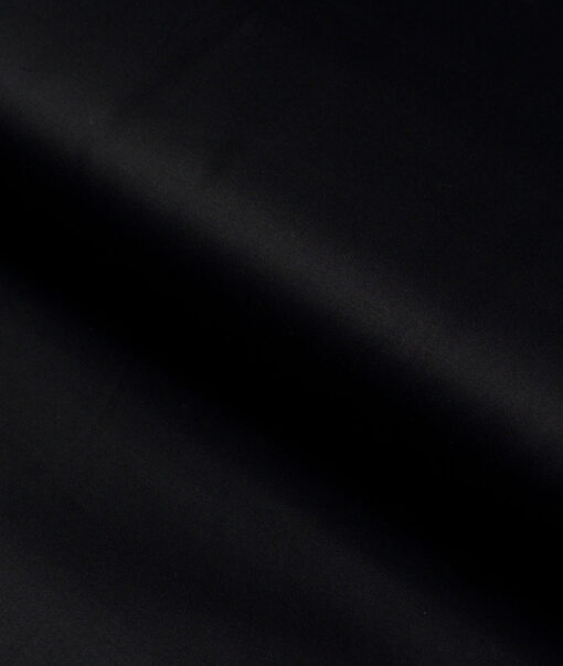 Premier Mills  Giza Cotton Solids Shirting Fabric (Black)