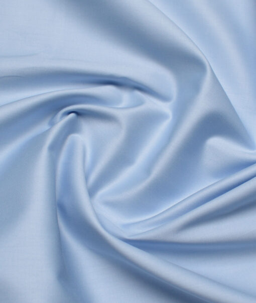 Premier Mills  Giza Cotton Solids Shirting Fabric (Sky Blue)