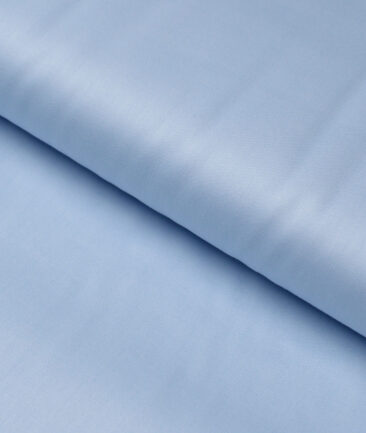 Premier Mills  Giza Cotton Solids Shirting Fabric (Sky Blue)