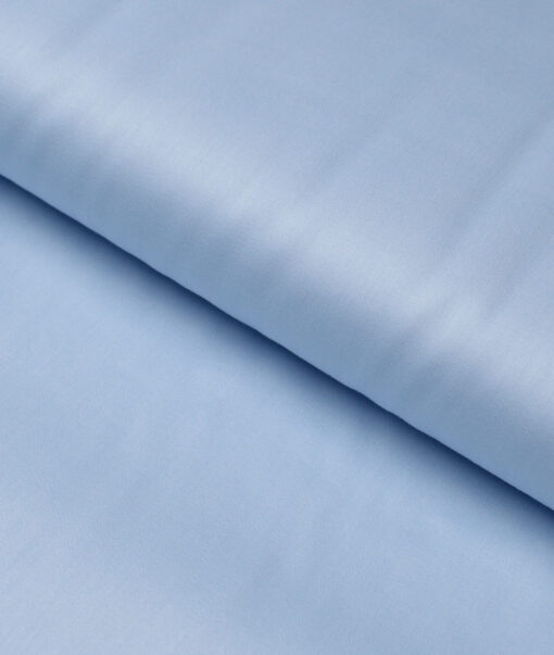 Premier Mills  Giza Cotton Solids Shirting Fabric (Sky Blue)