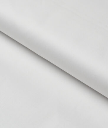 Premier Mills  Luxury Cotton Solids Shirting Fabric (White)