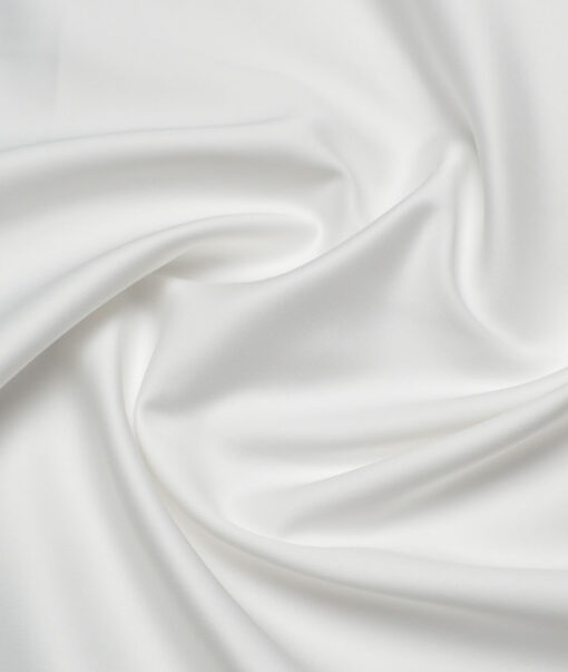 Premier Mills  Bamboo Cotton Solids Shirting Fabric (White)