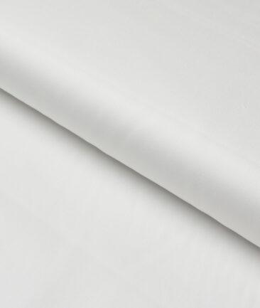 Premier Mills  Bamboo Cotton Solids Shirting Fabric (White)