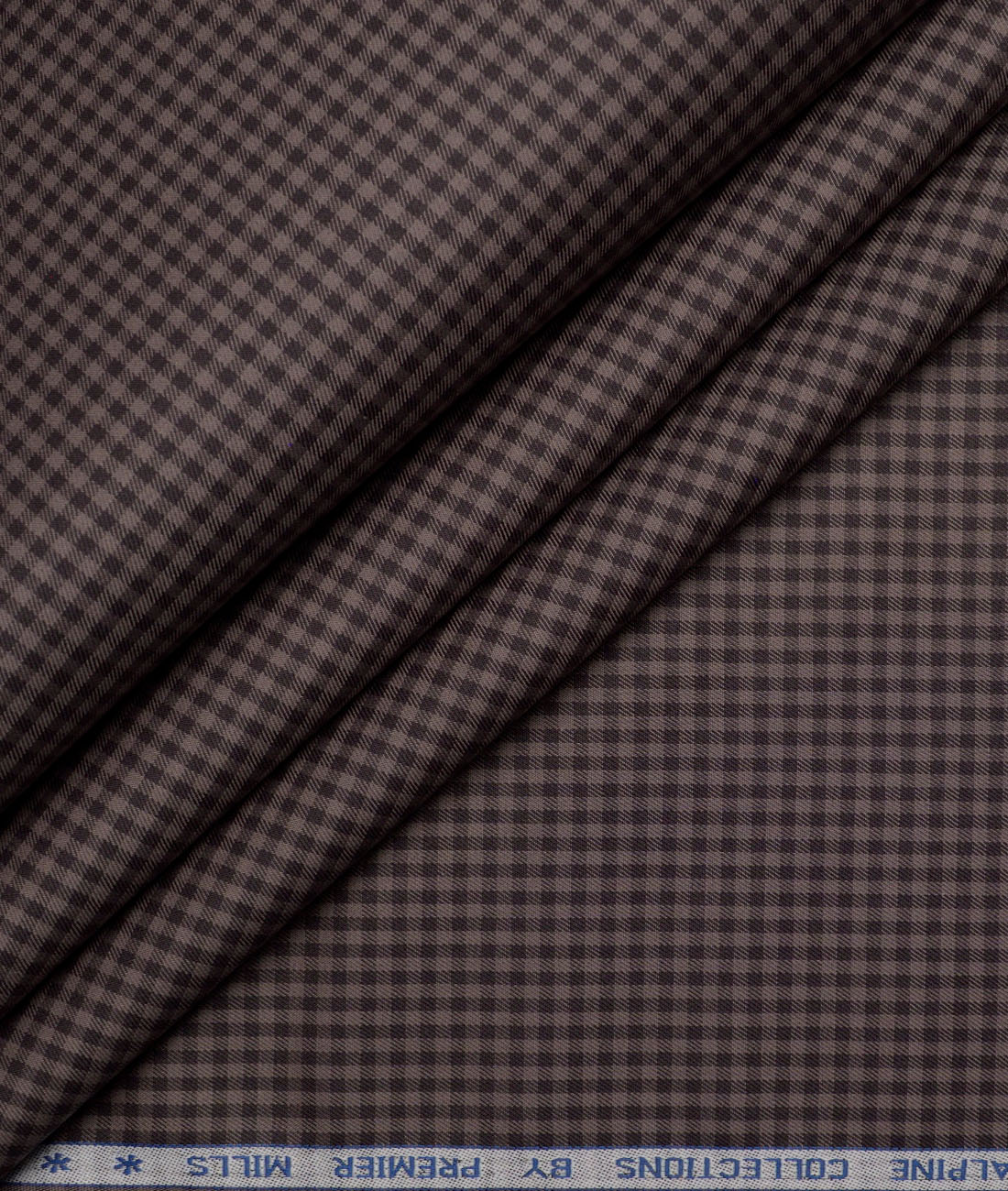 Premier Mills Giza Cotton Checks Shirting Fabric (Brown) Premier Mills Giza Cotton Checks Shirting Fabric (Brown)