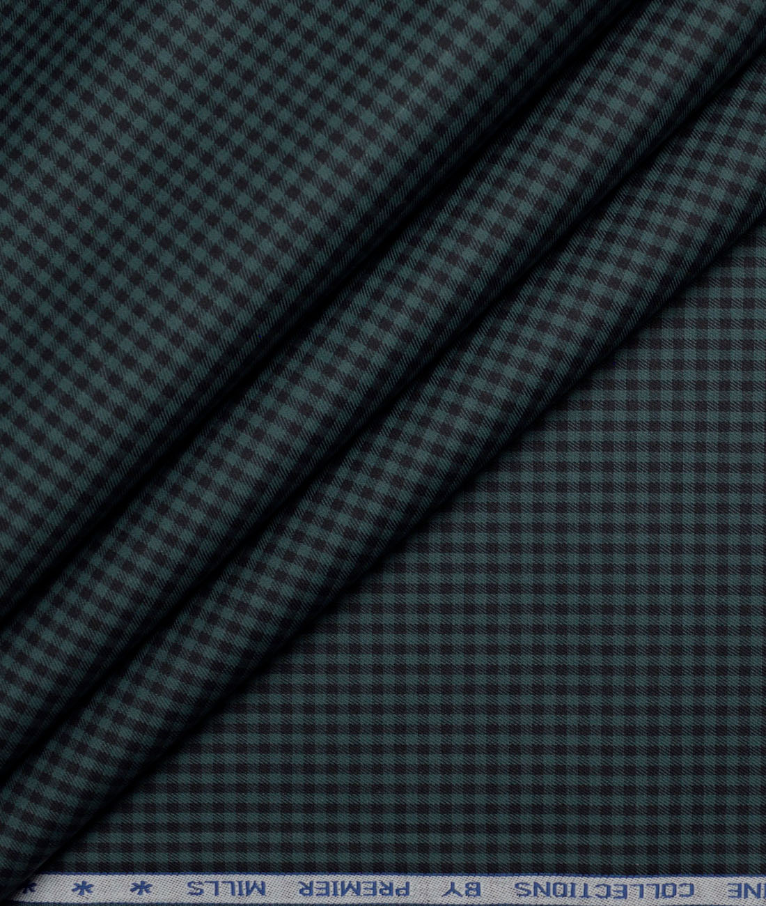 Premier Mills Giza Cotton Checks Shirting Fabric (Green) Premier Mills Giza Cotton Checks Shirting Fabric (Green)