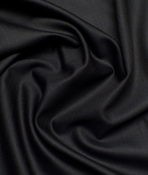 Raymond  Checks 20% Merino Wool Suiting Fabric (Dark Grey)