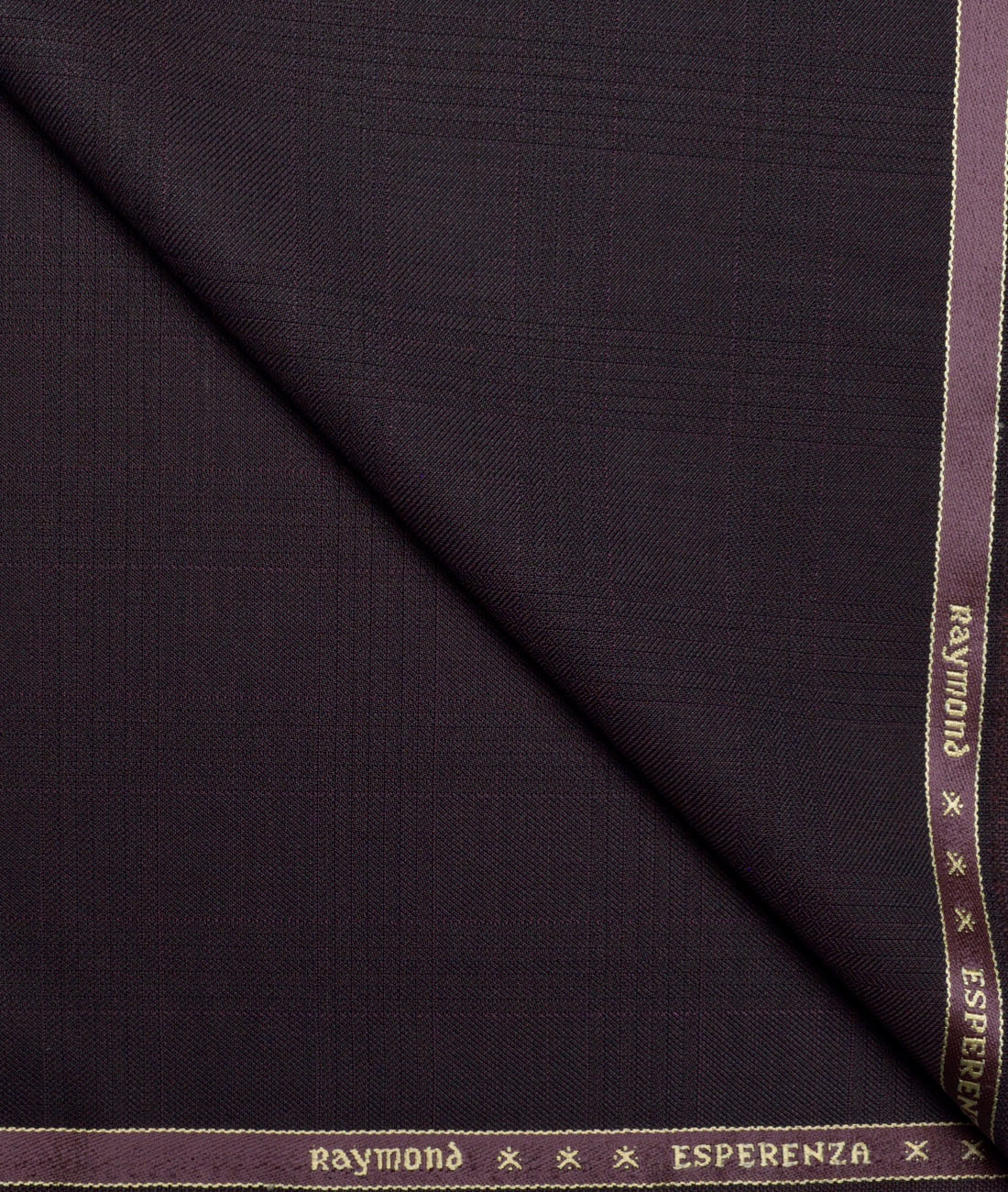 Raymond Checks 20% Merino Wool Suiting Fabric (Dark Wine) Raymond Checks 20% Merino Wool Suiting Fabric (Dark Wine)