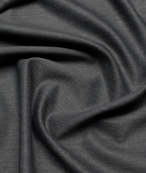 Raymond  Structured 20% Merino Wool Suiting Fabric (Grey)