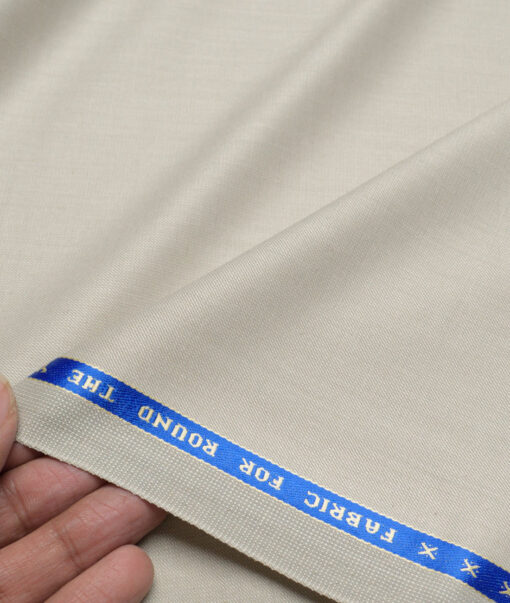 Raymond  Structured 20% Merino Wool Suiting Fabric (Light Pistachios Green)