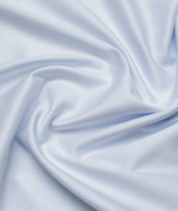 Vercelli Italy 2 Ply 100's Supima Cotton Solids Shirting Fabric (Sky Blue)