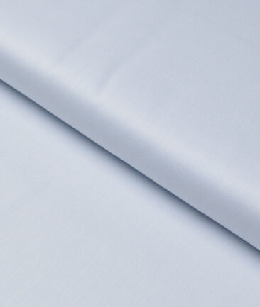 Vercelli Italy 2 Ply 100's Supima Cotton Solids Shirting Fabric (Sky Blue)
