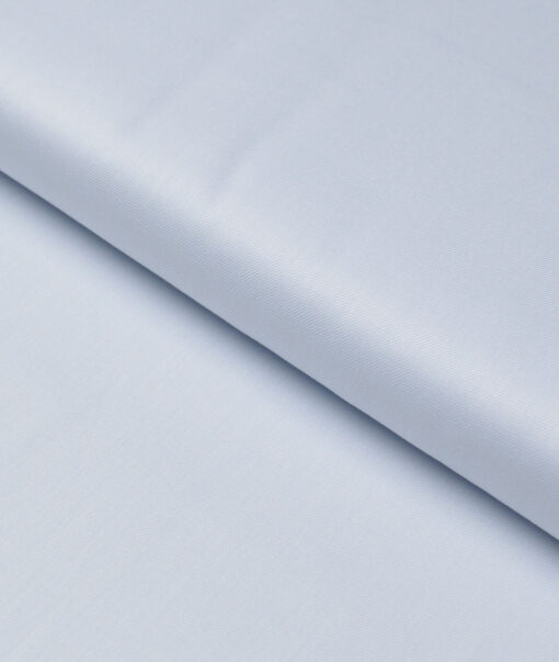 Vercelli Italy 2 Ply 100's Supima Cotton Solids Shirting Fabric (Sky Blue)