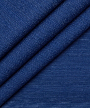 Tresca by Arvind  Self Design Cotton Unstitched Stretchable Jeans Fabric (Firoza Blue)