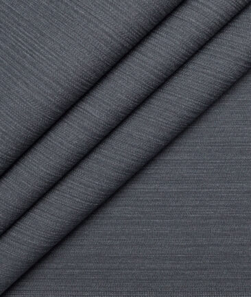 Tresca by Arvind  Self Design Cotton Unstitched Stretchable Jeans Fabric (Mica Grey)