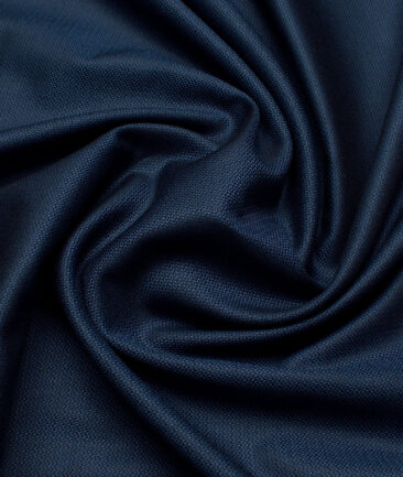 Tresca by Arvind  Giza Cotton Structured Shirting Fabric (Dark Royal Blue)
