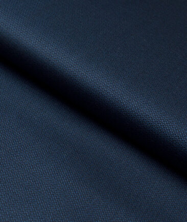 Tresca by Arvind  Giza Cotton Structured Shirting Fabric (Dark Royal Blue)